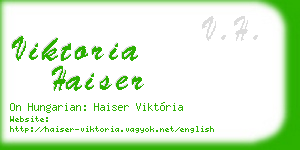viktoria haiser business card
